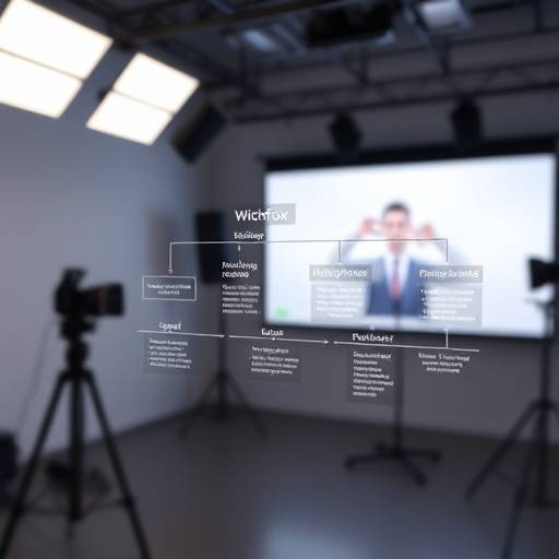 Diagrama de flujo de trabajo de producción de video